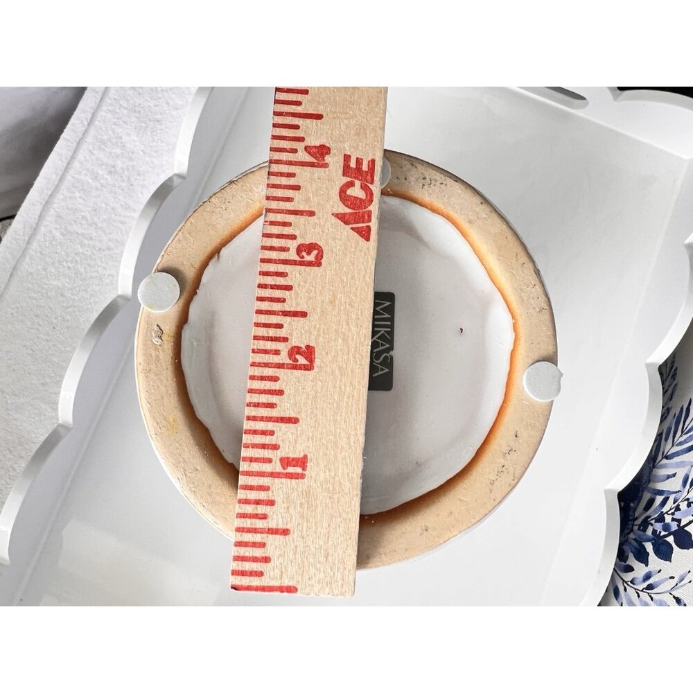 NWT Mikasa Home Accents Chinoiserie Vase 10"H x 6"W Blue & White Floral Elegant - Picture 7 of 9